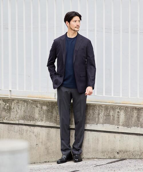 TAKEO KIKUCHI(タケオキクチ)の「【抗菌防臭】メランジ クルーネック プルオーバー(Tシャツ/カットソー・メンズ・ライトグレー/ホワイト/ベビーピンク/ブルー/ネイビー/ブルー系その他・03/02/04)」の12枚目の写真