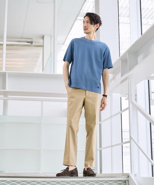 TAKEO KIKUCHI(タケオキクチ)の「【抗菌防臭】メランジ クルーネック プルオーバー(Tシャツ/カットソー・メンズ・ライトグレー/ホワイト/ベビーピンク/ブルー/ネイビー/ブルー系その他・03/02/04)」の14枚目の写真
