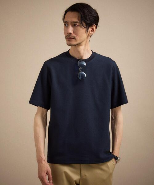 TAKEO KIKUCHI(タケオキクチ)の「【抗菌防臭】メランジ クルーネック プルオーバー(Tシャツ/カットソー・メンズ・ライトグレー/ホワイト/ベビーピンク/ブルー/ネイビー/ブルー系その他・03/02/04)」の7枚目の写真