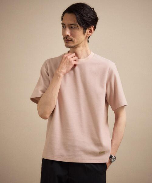 TAKEO KIKUCHI(タケオキクチ)の「【抗菌防臭】メランジ クルーネック プルオーバー(Tシャツ/カットソー・メンズ・ライトグレー/ホワイト/ベビーピンク/ブルー/ネイビー/ブルー系その他・03/02/04)」の12枚目の写真