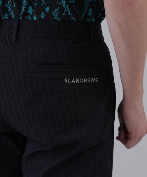 St ANDREWS(セントアンドリュース)の「【St ANDREWS】【ストレッチ】ドビーストライプショートパンツ(その他パンツ・メンズ・ホワイト/グリーン/ブラック・L/LL/M)」の8枚目の写真