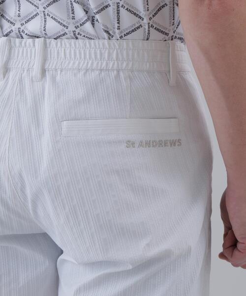 St ANDREWS(セントアンドリュース)の「【St ANDREWS】【ストレッチ】ドビーストライプショートパンツ(その他パンツ・メンズ・ホワイト/グリーン/ブラック・L/LL/M)」の21枚目の写真