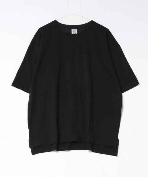 TONE SELECT WEAR（トーンセレクトウェア）の「CROSS&STITCH(クロスアンドステッチ) オープンエンド マックスウェイト オーバーTシャツ 6.2oz メンズ 半袖Tシャツ (OE1401)（Tシャツ/カットソー・メンズ・ベージュ系その他/ダークブルー/ブラック/アーミー/アッシュ/ダークグリーン/ホワイト・MEDIUM/X-LARGE/LARGE）」の3枚目の写真