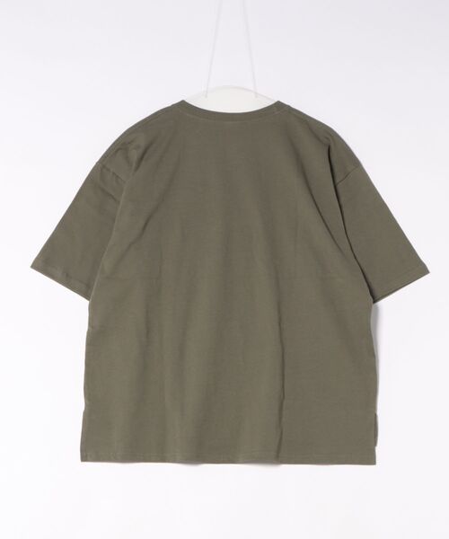 TONE SELECT WEAR（トーンセレクトウェア）の「CROSS&STITCH(クロスアンドステッチ) オープンエンド マックスウェイト オーバーTシャツ 6.2oz メンズ 半袖Tシャツ (OE1401)（Tシャツ/カットソー・メンズ・ベージュ系その他/ダークブルー/ブラック/アーミー/アッシュ/ダークグリーン/ホワイト・MEDIUM/X-LARGE/LARGE）」の8枚目の写真