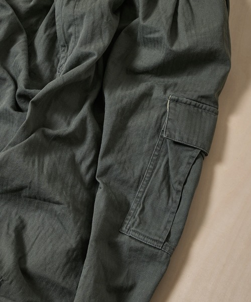 KEY TIMEZ(キータイムズ)の「【is-ness/イズネス】Herringbone 6-Pocket Pants(カーゴパンツ・メンズ・ブラック/カーキブラウン・L/M)」の11枚目の写真