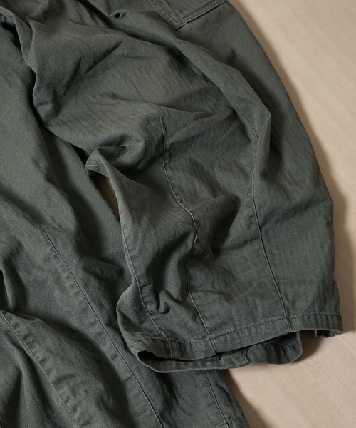 KEY TIMEZ(キータイムズ)の「【is-ness/イズネス】Herringbone 6-Pocket Pants(カーゴパンツ・メンズ・ブラック/カーキブラウン・L/M)」の12枚目の写真