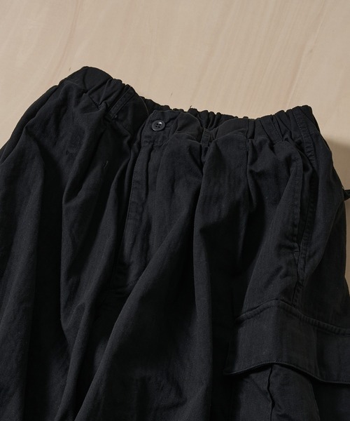 KEY TIMEZ(キータイムズ)の「【is-ness/イズネス】Herringbone 6-Pocket Pants(カーゴパンツ・メンズ・ブラック/カーキブラウン・L/M)」の7枚目の写真