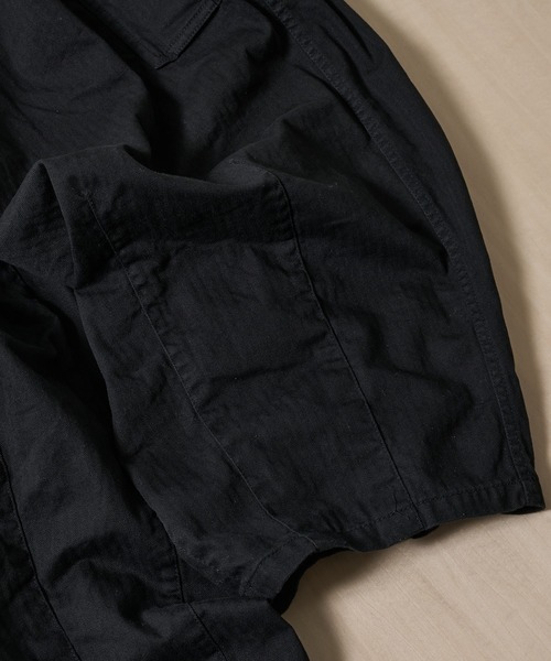 KEY TIMEZ(キータイムズ)の「【is-ness/イズネス】Herringbone 6-Pocket Pants(カーゴパンツ・メンズ・ブラック/カーキブラウン・L/M)」の9枚目の写真