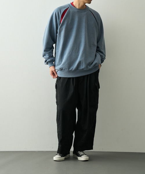 KEY TIMEZ(キータイムズ)の「【is-ness/イズネス】Herringbone 6-Pocket Pants(カーゴパンツ・メンズ・ブラック/カーキブラウン・L/M)」の5枚目の写真