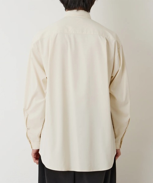 WHITE MOUNTAINEERING(ホワイトマウンテニアリング)の「【White Mountaineering/ホワイトマウンテニアリング】REGULAR COLLAR SHIRT(シャツ/ブラウス・メンズ・アイボリー/ブラック・2/1/0)」の4枚目の写真