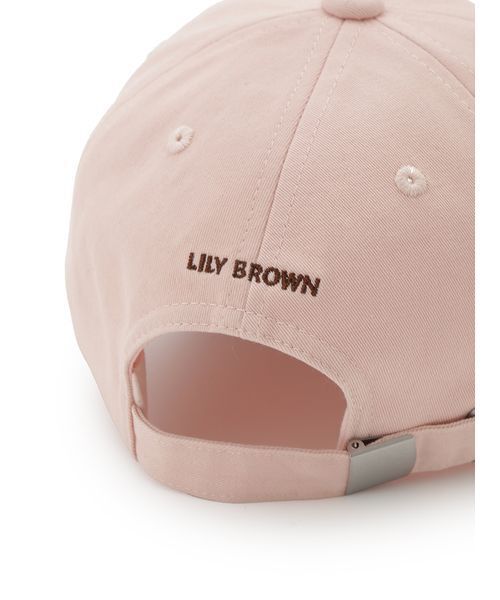 LILY BROWN（リリーブラウン）の「Lily Bearエンブロイダリーキャップ（キャップ・レディース・ピンク/ネイビー/アイボリー・F）」の10枚目の写真