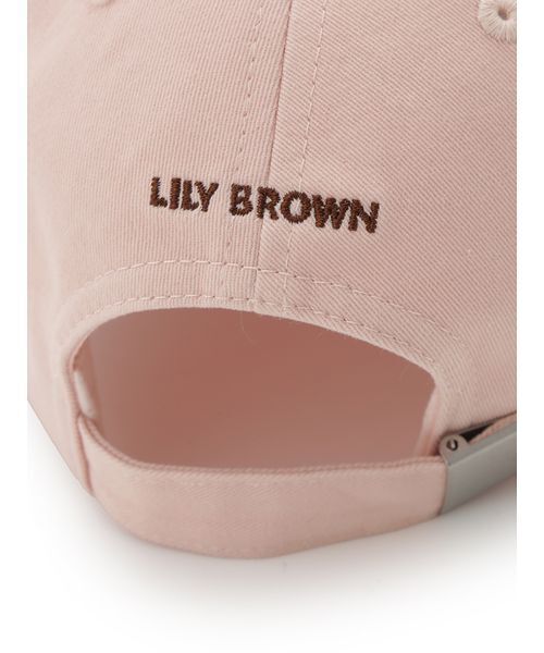 LILY BROWN（リリーブラウン）の「Lily Bearエンブロイダリーキャップ（キャップ・レディース・ピンク/ネイビー/アイボリー・F）」の11枚目の写真