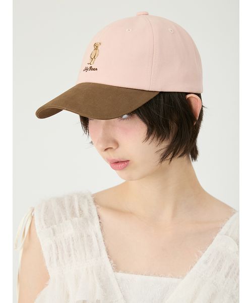LILY BROWN(リリーブラウン)の「Lily Bearエンブロイダリーキャップ(キャップ・レディース・ピンク/ネイビー/アイボリー・F)」の16枚目の写真