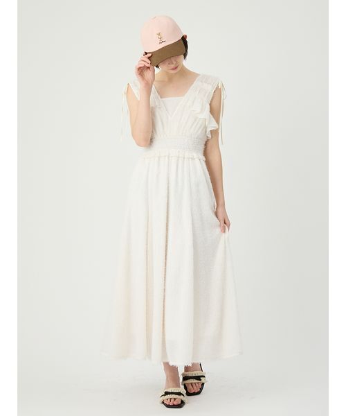 LILY BROWN（リリーブラウン）の「Lily Bearエンブロイダリーキャップ（キャップ・レディース・ピンク/ネイビー/アイボリー・F）」の18枚目の写真