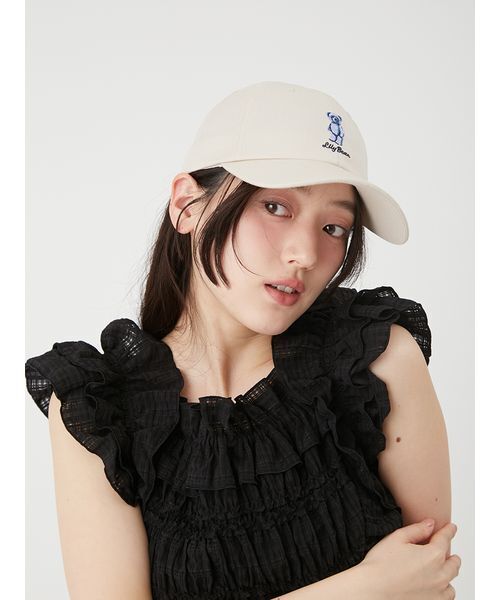 LILY BROWN（リリーブラウン）の「Lily Bearエンブロイダリーキャップ（キャップ・レディース・ピンク/ネイビー/アイボリー・F）」の20枚目の写真