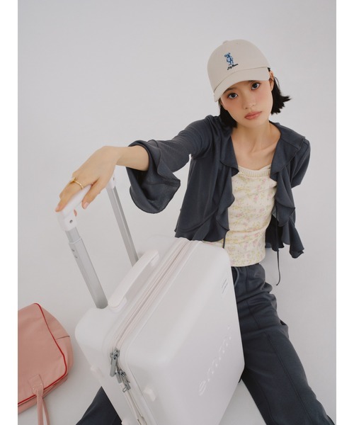LILY BROWN（リリーブラウン）の「Lily Bearエンブロイダリーキャップ（キャップ・レディース・ピンク/ネイビー/アイボリー・F）」の6枚目の写真
