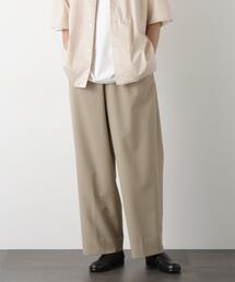 「OtoNANO」大人のワイドパンツ Reflax(R) ECOウエザークロスパンツ