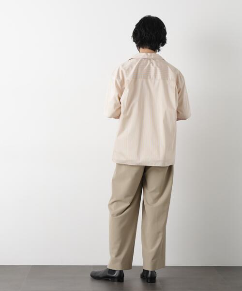 NANO universe(ナノユニバース)の「「OtoNANO」大人のワイドパンツ Reflax(R) ECOウエザークロスパンツ(その他パンツ・メンズ・グレー/ネイビー/ベージュ・S/L/M)」の10枚目の写真