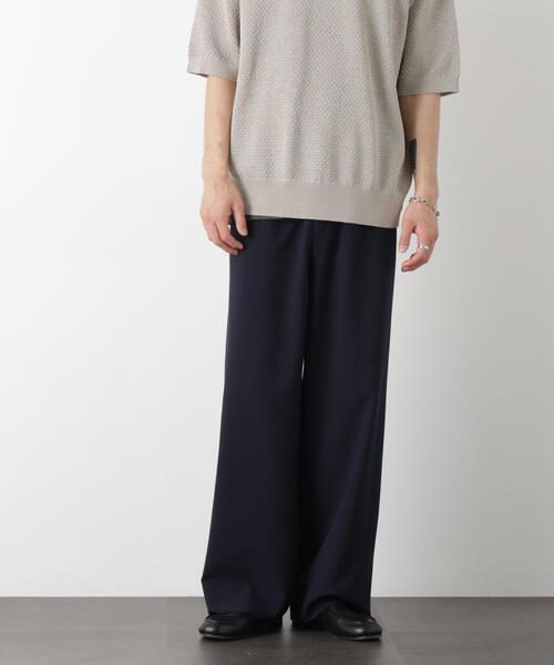 NANO universe(ナノユニバース)の「「OtoNANO」大人のワイドパンツ Reflax(R) ECOウエザークロスパンツ(その他パンツ・メンズ・グレー/ネイビー/ベージュ・S/L/M)」の11枚目の写真