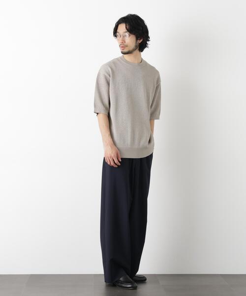 NANO universe(ナノユニバース)の「「OtoNANO」大人のワイドパンツ Reflax(R) ECOウエザークロスパンツ(その他パンツ・メンズ・グレー/ネイビー/ベージュ・S/L/M)」の15枚目の写真