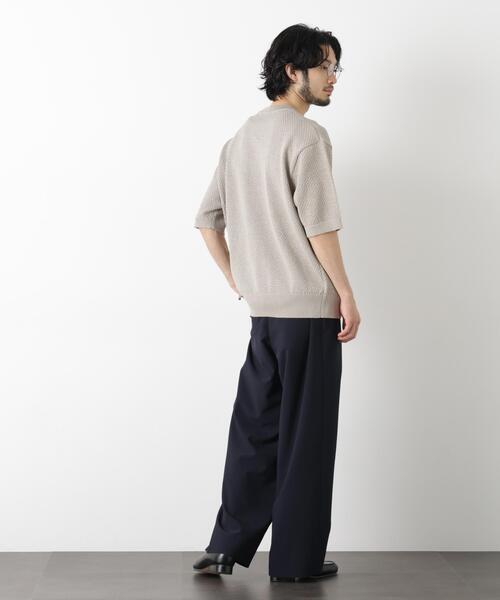 NANO universe(ナノユニバース)の「「OtoNANO」大人のワイドパンツ Reflax(R) ECOウエザークロスパンツ(その他パンツ・メンズ・グレー/ネイビー/ベージュ・S/L/M)」の16枚目の写真