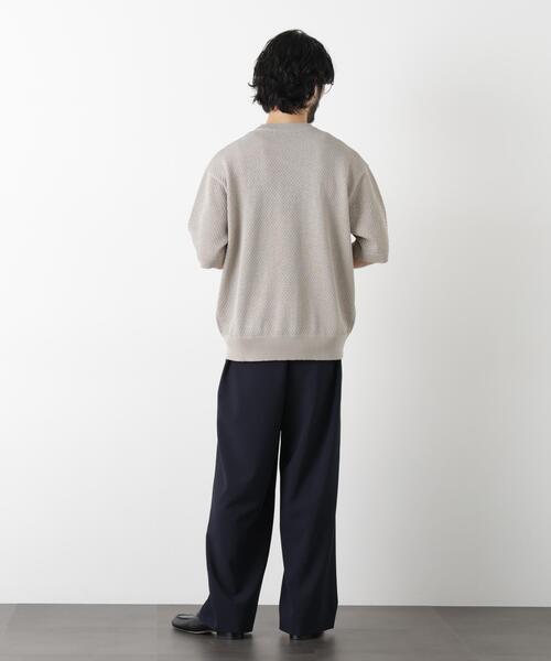 NANO universe(ナノユニバース)の「「OtoNANO」大人のワイドパンツ Reflax(R) ECOウエザークロスパンツ(その他パンツ・メンズ・グレー/ネイビー/ベージュ・S/L/M)」の17枚目の写真