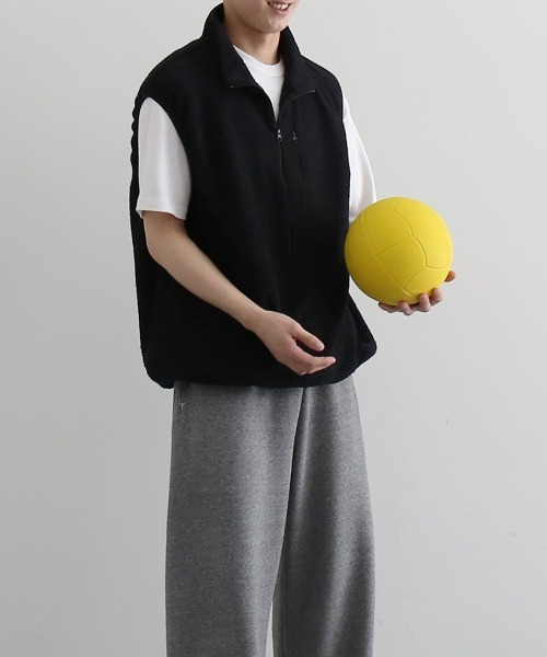 NOWHAW Towel cloth half zip vest（ベスト）｜NOWHAW（ノウハウ）の