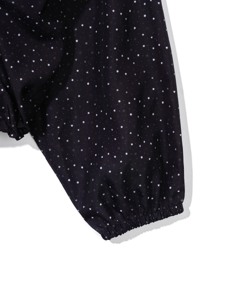YOUHEE(ユヒ)の「STAR PATTERN HOODED WIND BREAKER_BLACK(ナイロンジャケット・レディース・その他・FREE)」の5枚目の写真