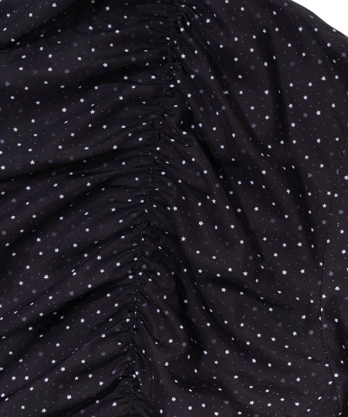 YOUHEE(ユヒ)の「STAR PATTERN HOODED WIND BREAKER_BLACK(ナイロンジャケット・レディース・その他・FREE)」の6枚目の写真