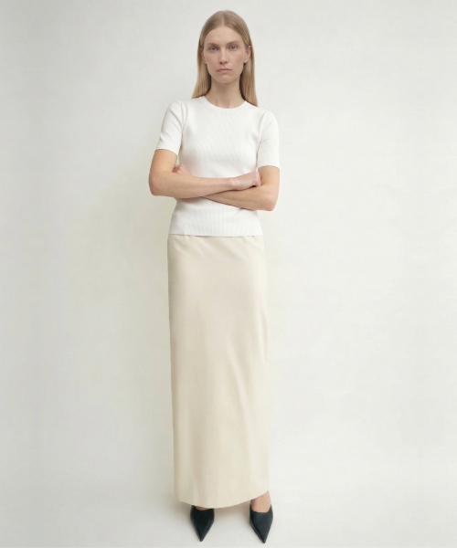 KIMDOH(キムド)の「Arden Long Skirt / Ivory(スカート・レディース・アイボリー・SMALL/MEDIUM)」の2枚目の写真