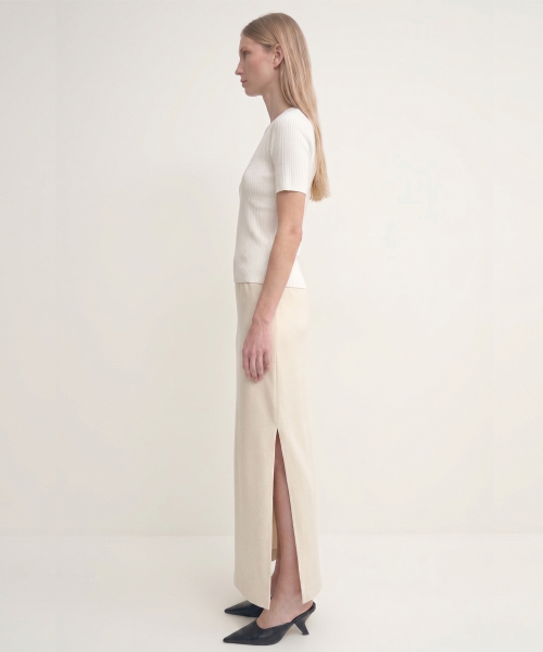KIMDOH(キムド)の「Arden Long Skirt / Ivory(スカート・レディース・アイボリー・SMALL/MEDIUM)」の3枚目の写真