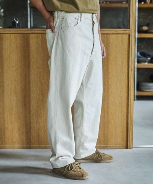 orSlow(オアスロウ)の「【orSlow】GRAND DADS FIT KINARI(デニムパンツ・メンズ・クリーム・S/M/L)」の1枚目の写真