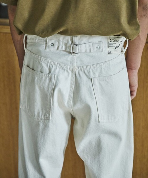 orSlow(オアスロウ)の「【orSlow】GRAND DADS FIT KINARI(デニムパンツ・メンズ・クリーム・S/M/L)」の2枚目の写真