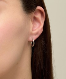 〈LOINE〉金属アレルギー対応 / ステンレス / シンプル フープピアス 17mm