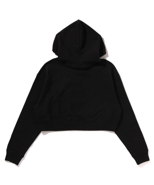 A BATHING APE（アベイシングエイプ）の「APE HEAD ONE POINT CROPPED ZIP HOODIE（パーカー・レディース・グレー/ブラック・SMALL/MEDIUM）」の8枚目の写真