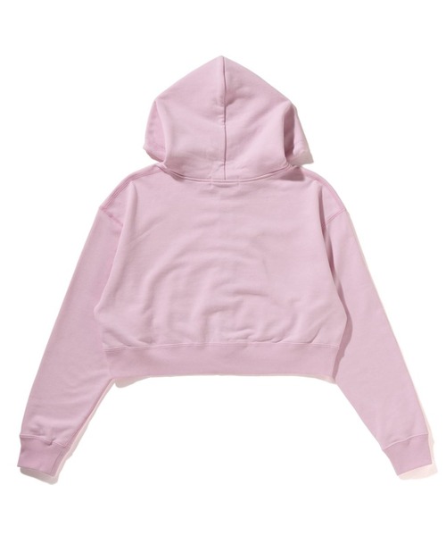 A BATHING APE（アベイシングエイプ）の「APE HEAD ONE POINT CROPPED ZIP HOODIE（パーカー・レディース・グレー/ブラック・SMALL/MEDIUM）」の4枚目の写真