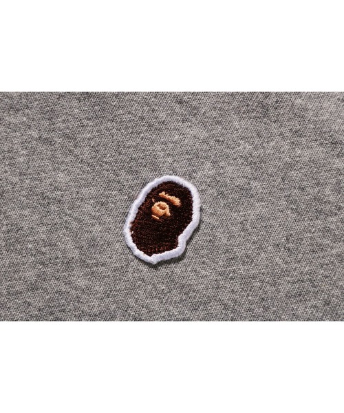 A BATHING APE（アベイシングエイプ）の「APE HEAD ONE POINT CROPPED ZIP HOODIE（パーカー・レディース・グレー/ブラック・SMALL/MEDIUM）」の6枚目の写真