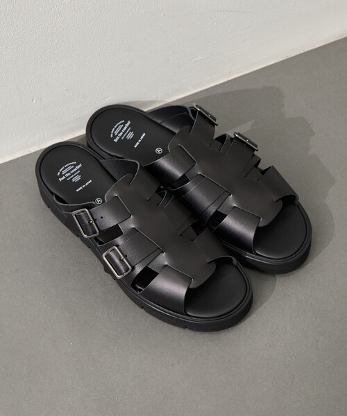 foot the coacher(フットザコーチャー)の「【foot the coacher/フットザコーチャー】GURKHA SANDALS(GLOXI CUT SOLE)(サンダル・メンズ・ブラック・25.0cm/26.0cm/27.0cm)」の5枚目の写真