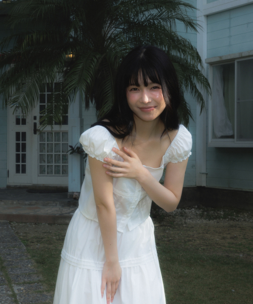 ROSEFRANTZ（ロゼフランツ）の「Lace Shirring Crop Blouse [Ivory]（シャツ/ブラウス・レディース・アイボリー・SMALL/MEDIUM）」の16枚目の写真