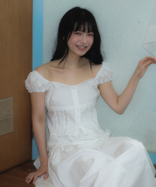 ROSEFRANTZ（ロゼフランツ）の「Lace Shirring Crop Blouse [Ivory]（シャツ/ブラウス・レディース・アイボリー・SMALL/MEDIUM）」の21枚目の写真