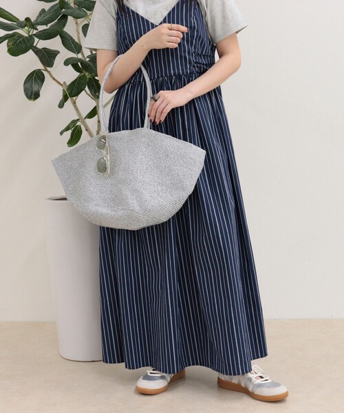 fredy emue(フレディエミュ)の「【BAGMATI/バグマティ】ラメコードフレアトートバッグ(トートバッグ・レディース・ゴールド/シルバー・FREE)」の4枚目の写真
