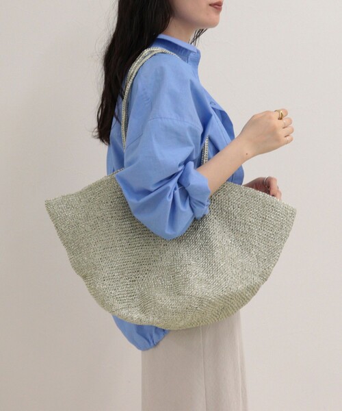 fredy emue(フレディエミュ)の「【BAGMATI/バグマティ】ラメコードフレアトートバッグ(トートバッグ・レディース・ゴールド/シルバー・FREE)」の7枚目の写真