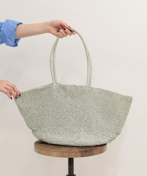 fredy emue(フレディエミュ)の「【BAGMATI/バグマティ】ラメコードフレアトートバッグ(トートバッグ・レディース・ゴールド/シルバー・FREE)」の8枚目の写真