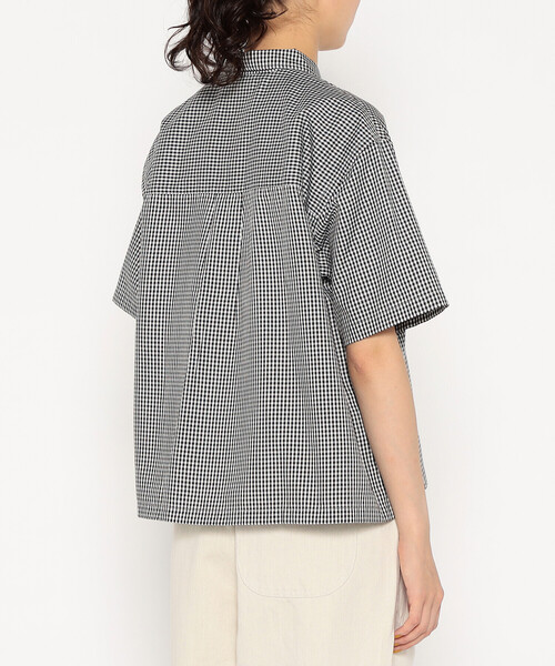 DANTON(ダントン)の「Women's Oxford Short Sleeve Button-Down Shirt(シャツ/ブラウス・レディース・ホワイト/グリーン系その他/ホワイト系その他/ブラック系その他/サックスブルー・34/36/38)」の9枚目の写真