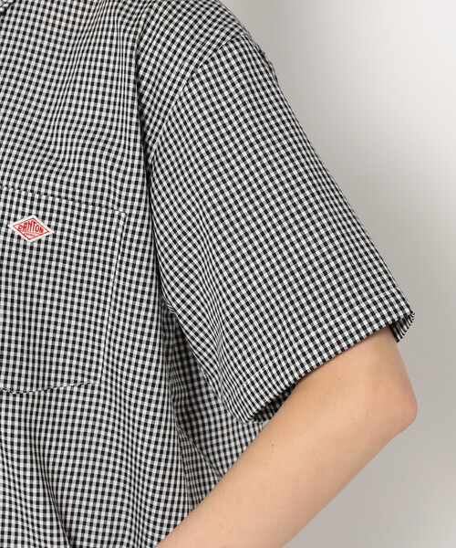DANTON(ダントン)の「Women's Oxford Short Sleeve Button-Down Shirt(シャツ/ブラウス・レディース・ホワイト/グリーン系その他/ホワイト系その他/ブラック系その他/サックスブルー・34/36/38)」の12枚目の写真