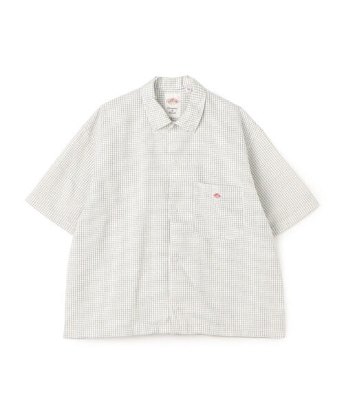 DANTON(ダントン)の「Women's Oxford Short Sleeve Button-Down Shirt(シャツ/ブラウス・レディース・ホワイト/グリーン系その他/ホワイト系その他/ブラック系その他/サックスブルー・34/36/38)」の19枚目の写真