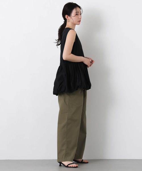 CHIGNON(シニヨン)の「バルーンペプラムノースリブラウス(シャツ/ブラウス・レディース・レッド/ブラック・FREE)」の15枚目の写真