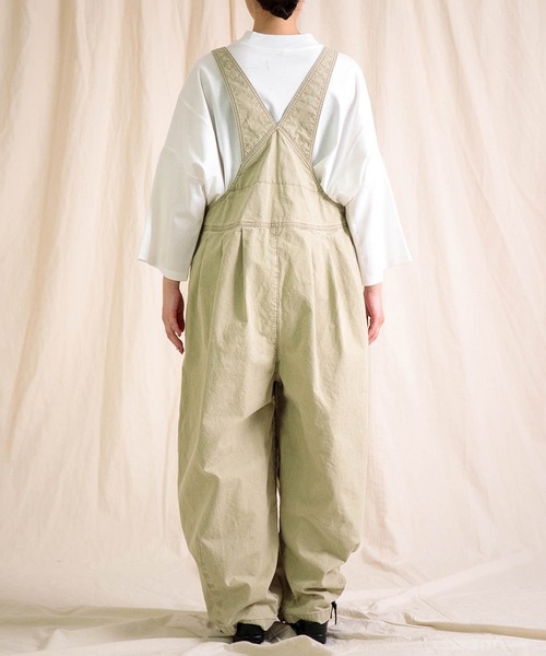 Brocante（ブロカント）の「[Brocante / ブロカント] 硫化オックス バロンサロペット（サロペット/オーバーオール・レディース・ベージュ/オリーブ/ブラック・2）」の20枚目の写真