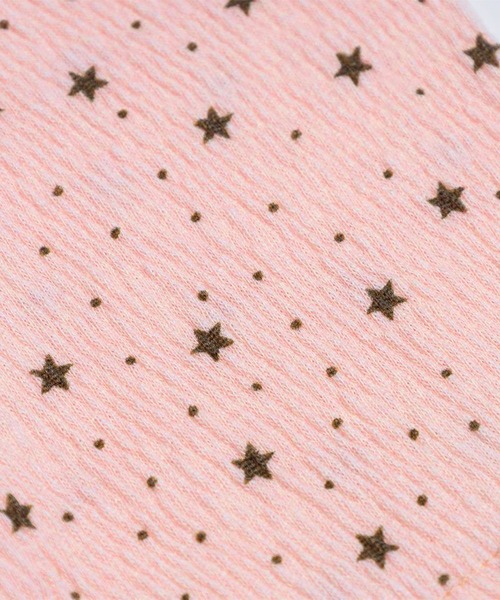 HOOK(フック)の「HOOK for girls パッチ刺繍 ハートロゴ 星柄切替 ラグランTシャツ レディース Y2K ガーリー 半袖 カットソー (SS)(Tシャツ/カットソー・レディース・ピンク/ブルー・FREE)」の17枚目の写真