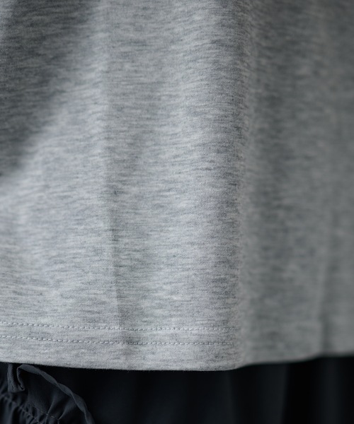 DAYRA(デイラ)の「レース 袖 半袖 ギャザー トップス(Tシャツ/カットソー・レディース・グレー/ホワイト/ブラック・FREE)」の10枚目の写真